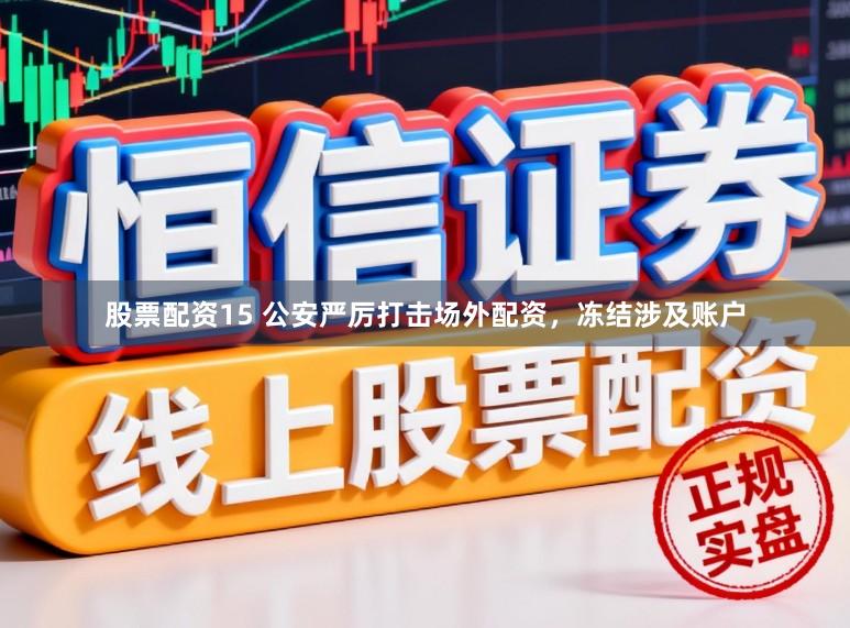 股票配资15 公安严厉打击场外配资,冻结涉及账户